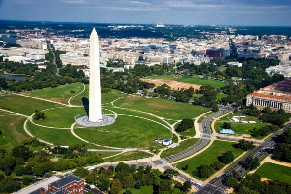 A photo of the Washington Monument in Washington D.C.